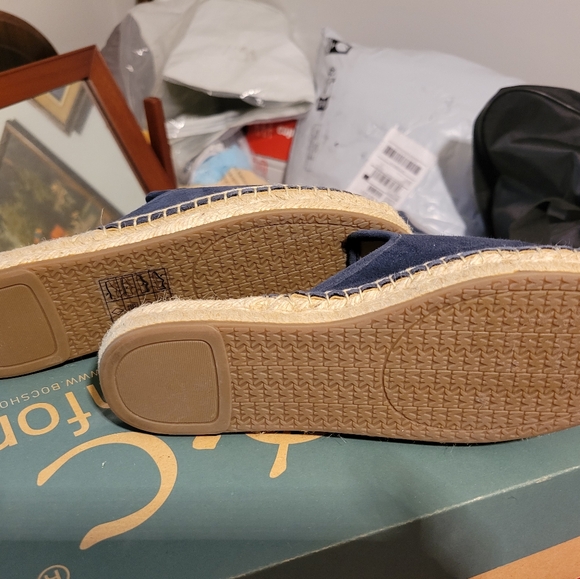 Michael Kors Navy Suede Espadrilles - Picture 4 of 4
